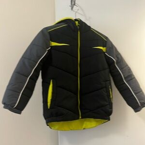 Boys Protection System Hooded Winter Jacket size 8